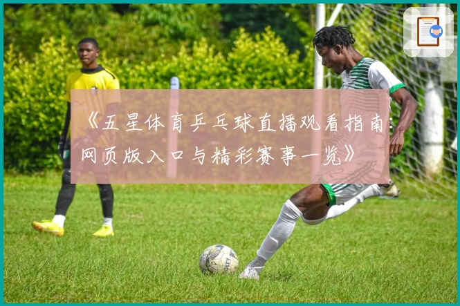《五星体育乒乓球直播观看指南：网页版入口与精彩赛事一览》